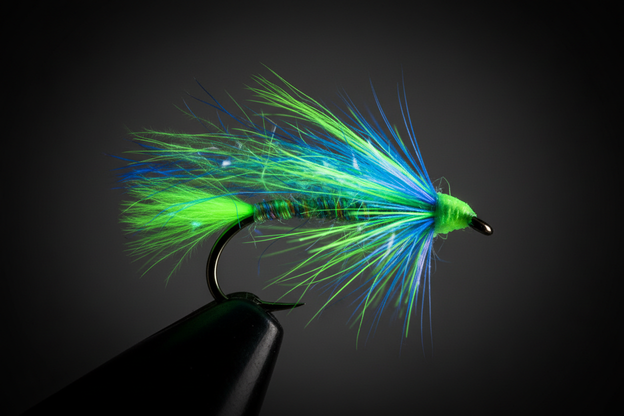 glow in the dark fly for fly fishing